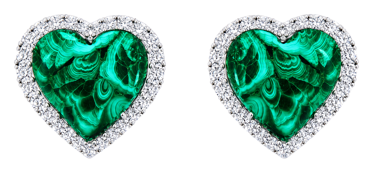 Серьги Green Heart Kids Collection