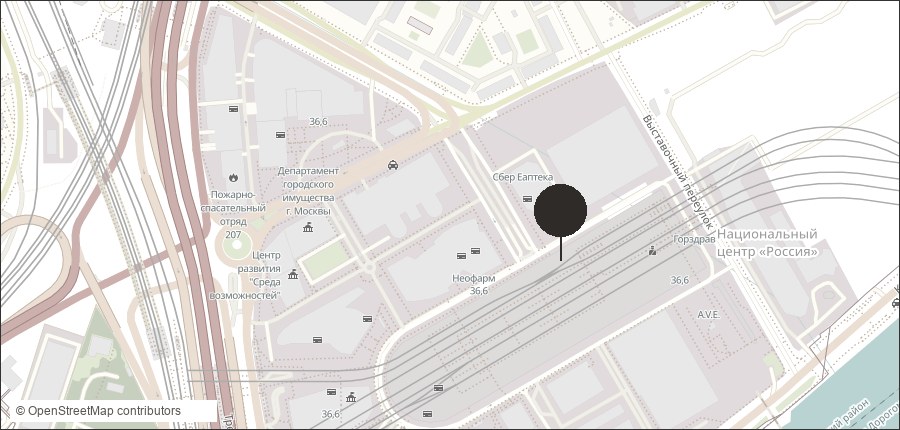 Карта: Москва, Пресненская набережная, 2